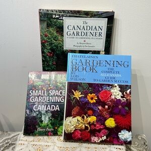 Bundle of 3 Canadian Gardening Books